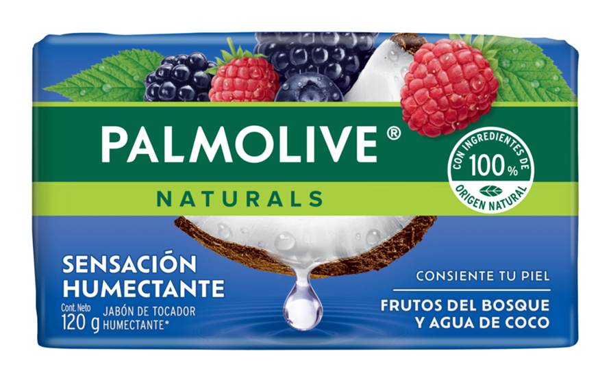 Palmolive · Jabón naturals nutrición revitalizante frutos del bosque y agua de coco (120 g)