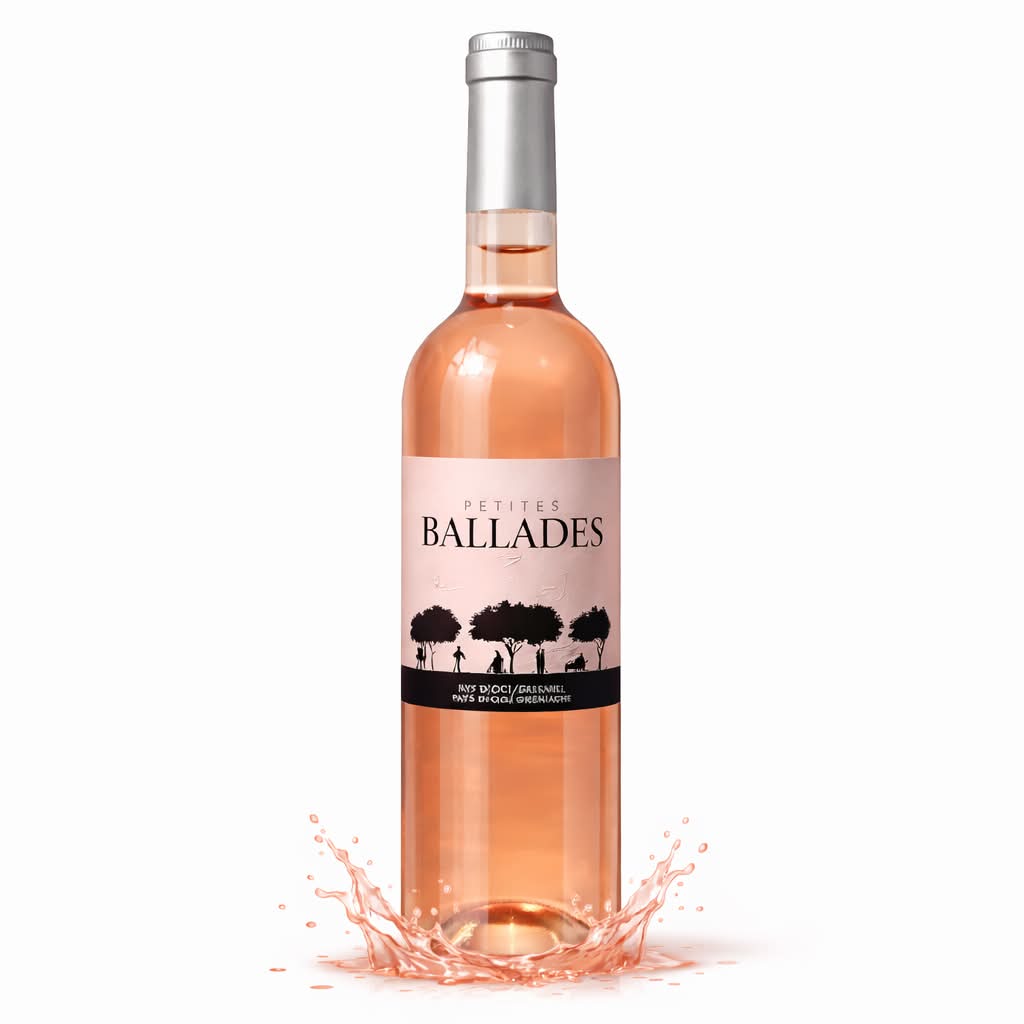 VIN ROSE Petites ballades 75 CL