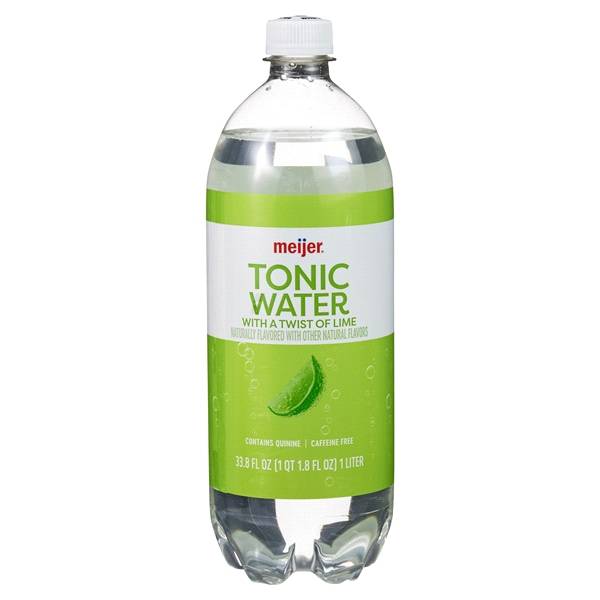 Meijer Twist of Lime Tonic Water, 1 L