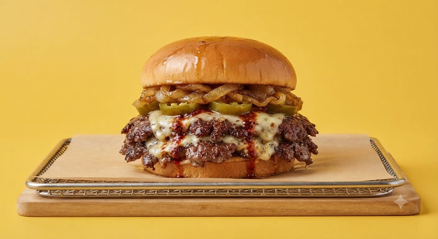 Cheddar burger
