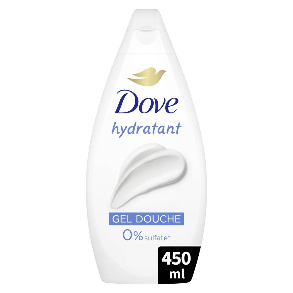 Dove - Gel douche hydratant 0% sulfate