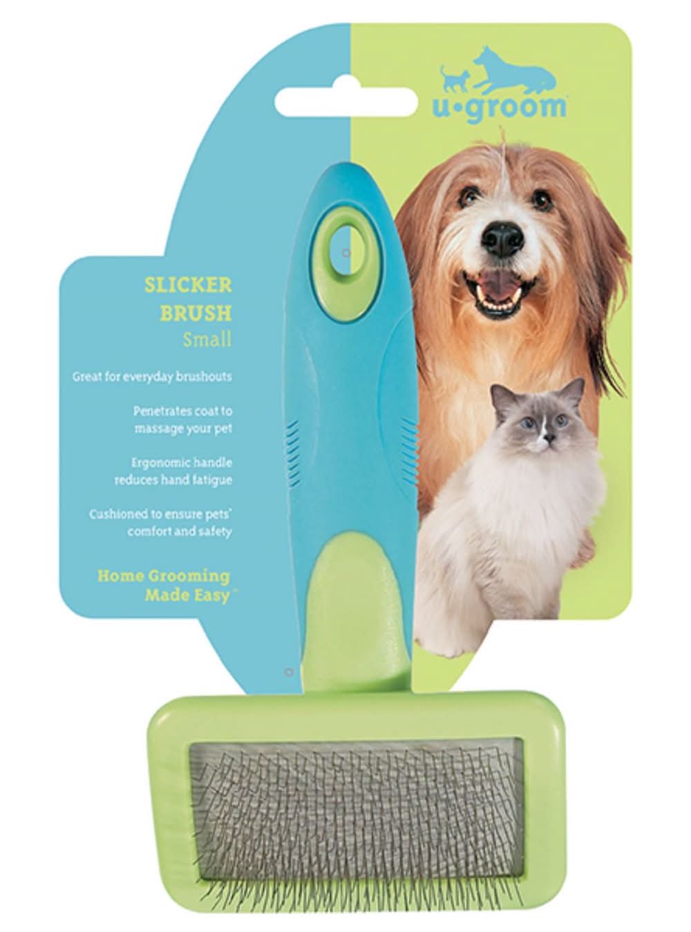 Ugroom Blue Cat/Dog Slicker Brush 1 Pk