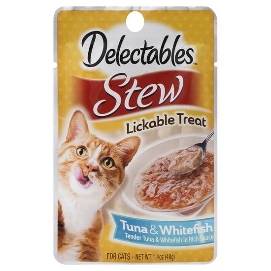 Delectables Stew Tuna & Whitefish Lickable Treat For Cats