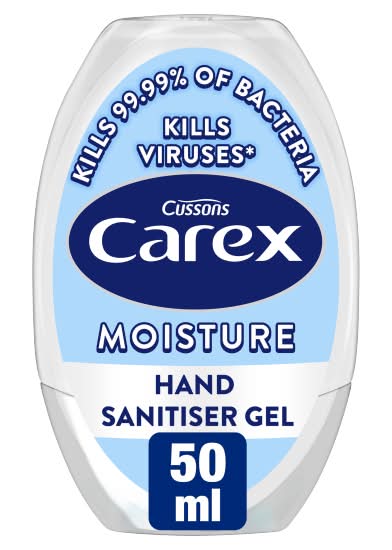 Carex Cussons Antibacterial Hand Sanitiser Gel Moisture (50ml)