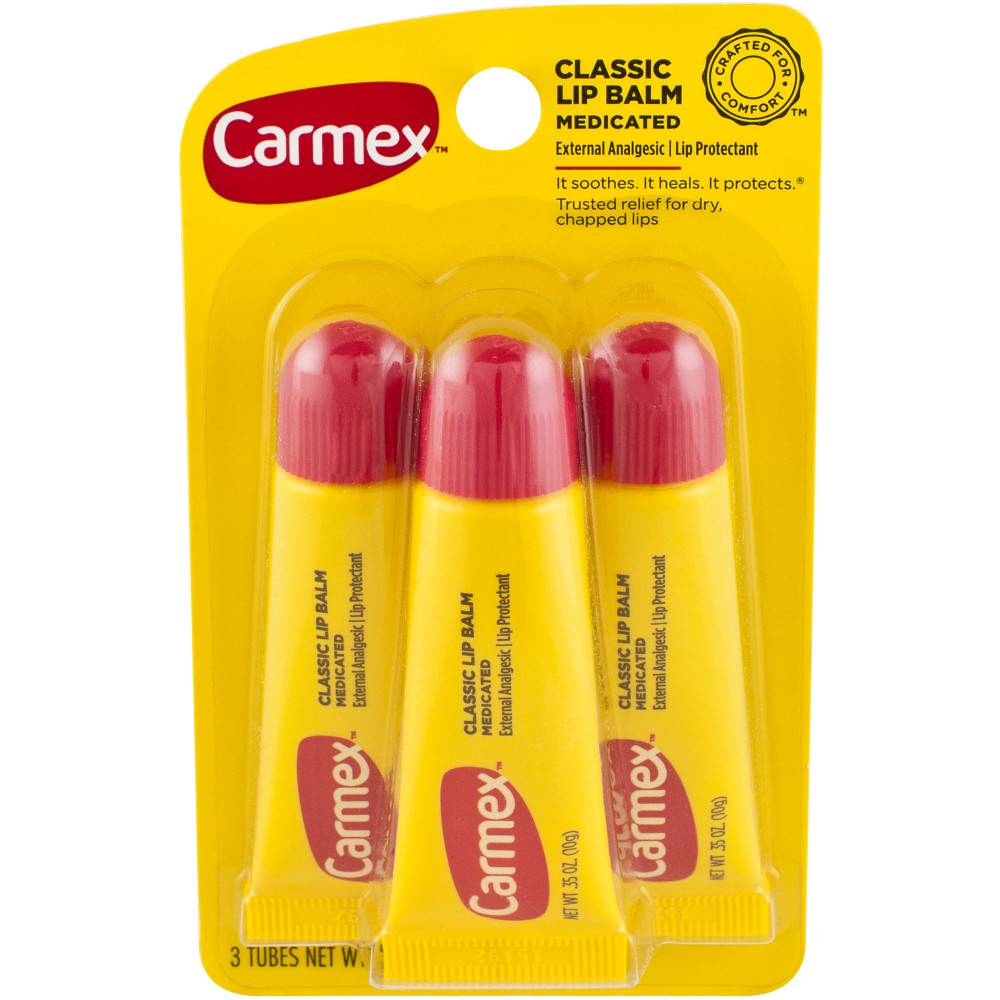 Carmex Lip Balm Original Formula (3 Ct)