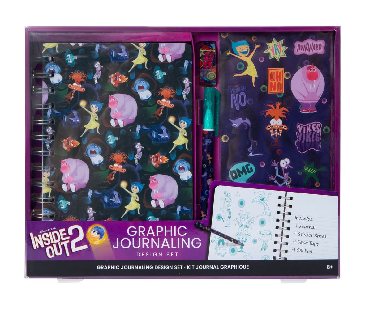 Disney Pixar Inside Out 2 Graphic Journaling Design Set