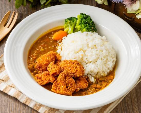咖哩鮮酥雞塊飯 Crispy Chicken Nugget Rice with Curry