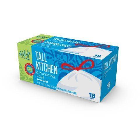 7- Select Kitchen Trash Bags 13gal 20 Count