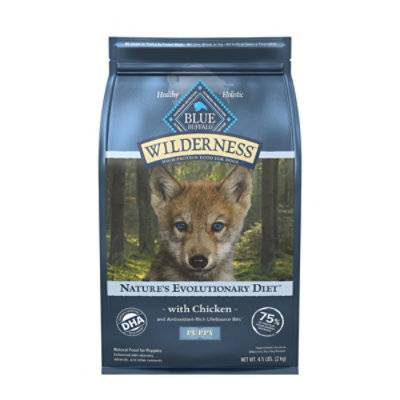 Blue Wilderness High Protein Natural Chicken Puppy Dry Dog Food - 4.5 Lb