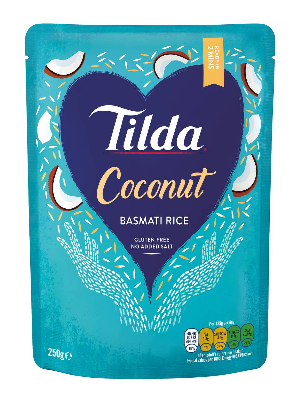 Tilda Microwave Coconut Basmati Rice (250g)