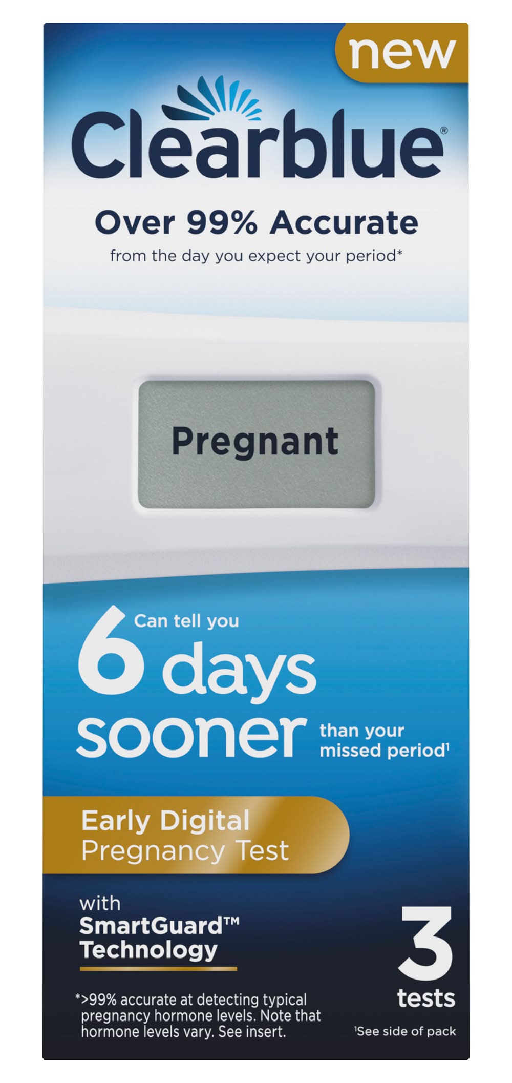 Clearblue Early Digital Pregnancy Test (3 ct)