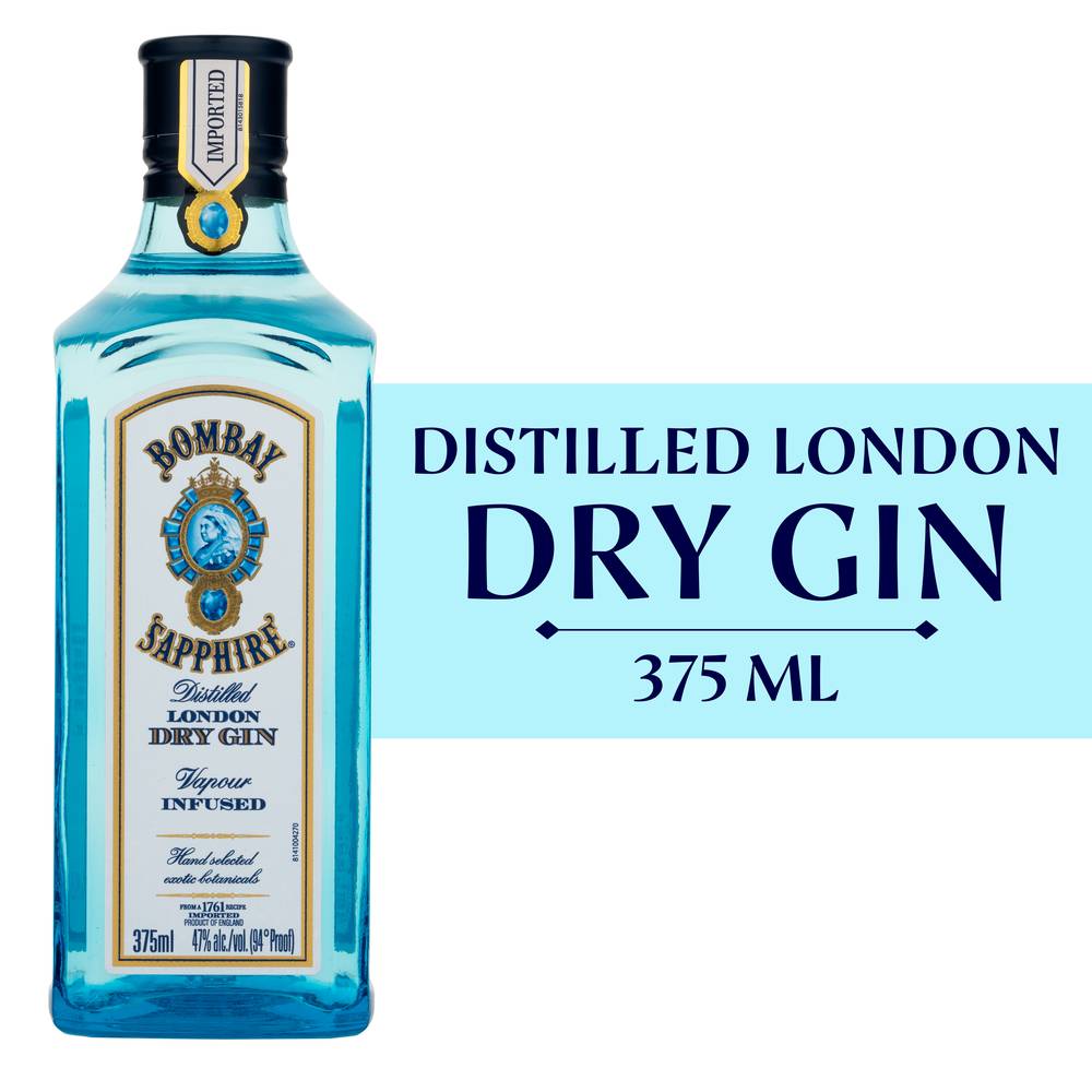 Bombay Sapphire London Dry Gin Distilled (375 ml)