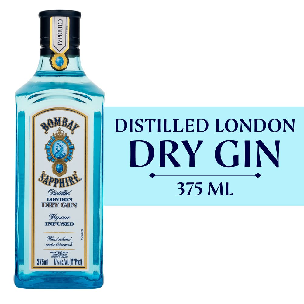 Bombay Sapphire Distilled London Dry Gin (375 ml)