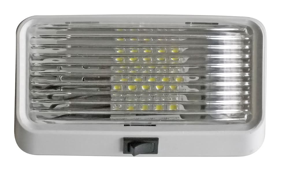 Valterra DG92723VP Standard LED Porch Light with Clear Lens, White | Camping World