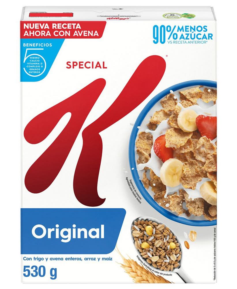 Special K · Cereal original de trigo con avena (530 g)
