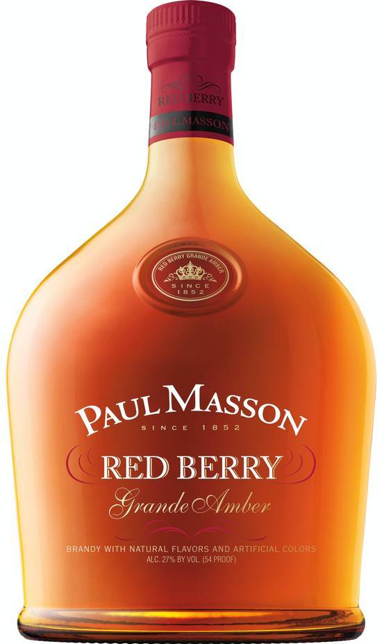 Paul Masson Brandy Red Berry (750ml bottle)