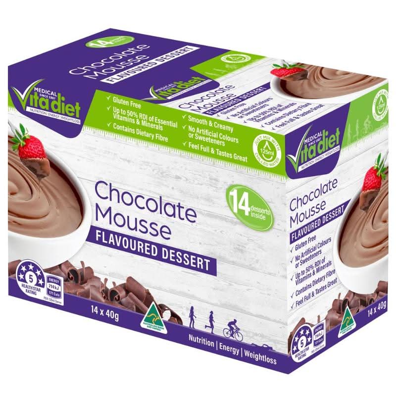 Vita Diet Chocolate Mousse Dessert 14pk