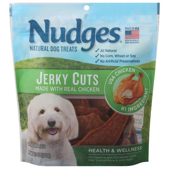 Nudges Jerky Cuts Real Chicken Natural Dog Treats (10 ct)