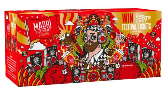 Madrí Excepcional Premium Lager Beer (10 x 440ml)