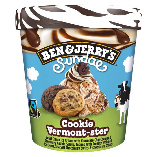 Ben & Jerry's Sundae Ice Cream (cookie vermont-ster)