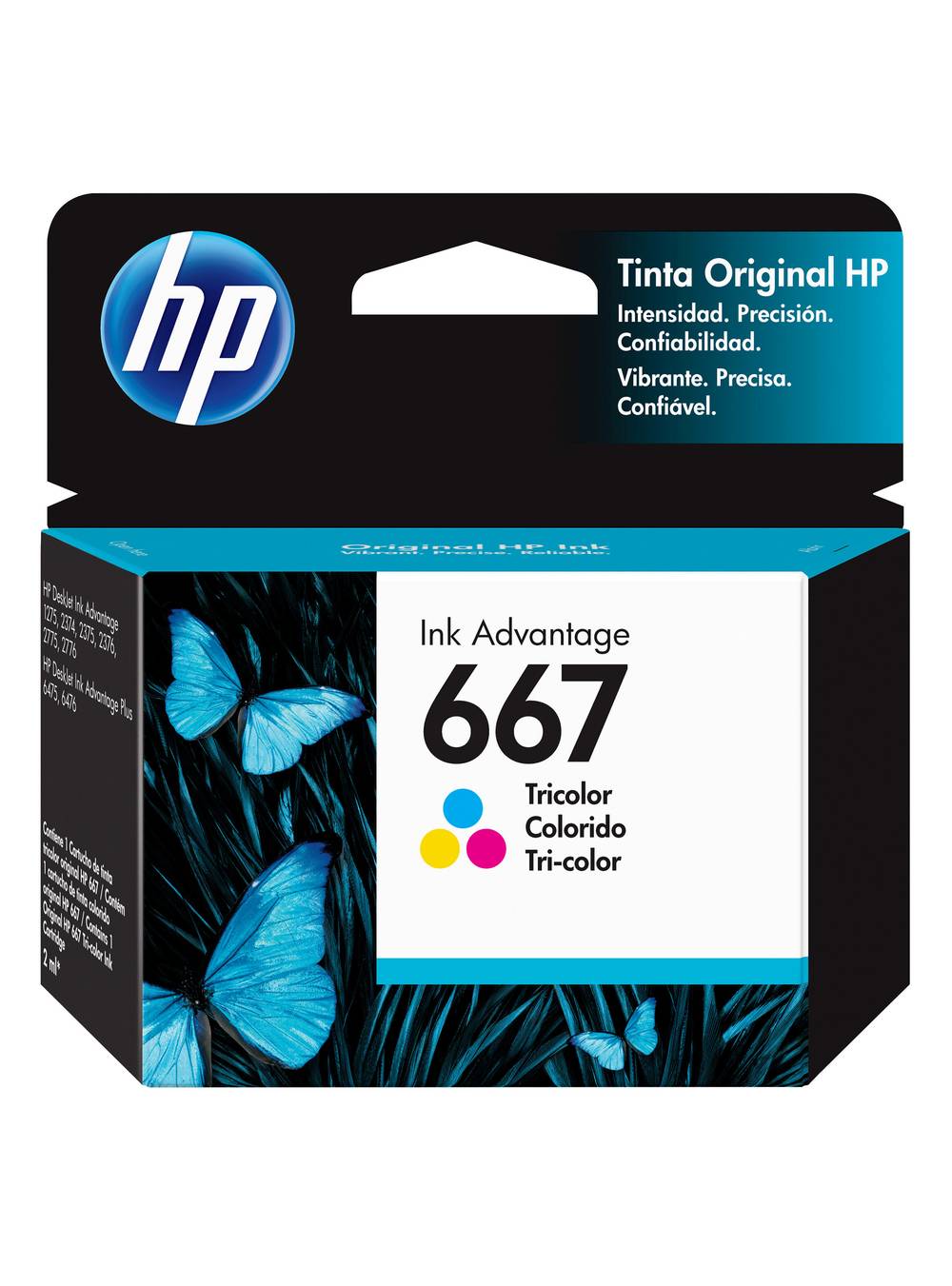 HP cartucho de tinta (tricolor 667)