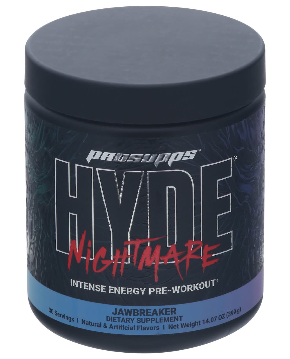 ProSupps Hyde Nightmare Intense Pre-Workout Supplement, Jawbreaker (14.07 oz)