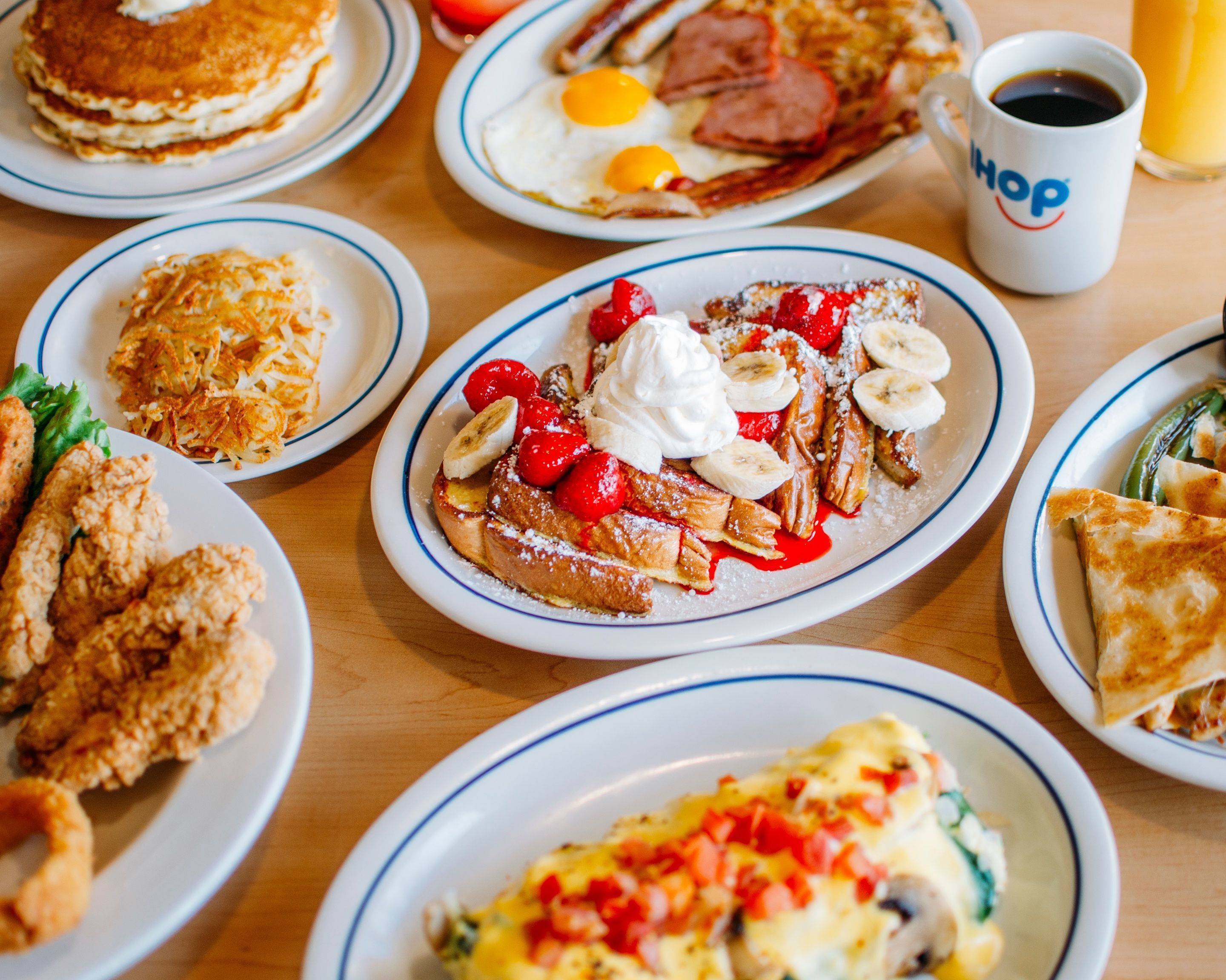 Get breakfast for lunch or dinner free today at IHOP