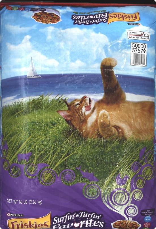 Friskies Dry Surfin & Turfin Favorites Cat Food