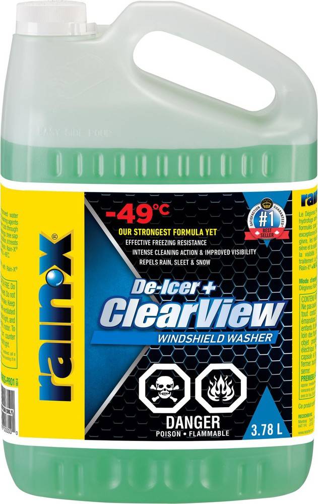RainX DeIcer + Clearview Windshield Washer Fluid 49°C Delivery Near