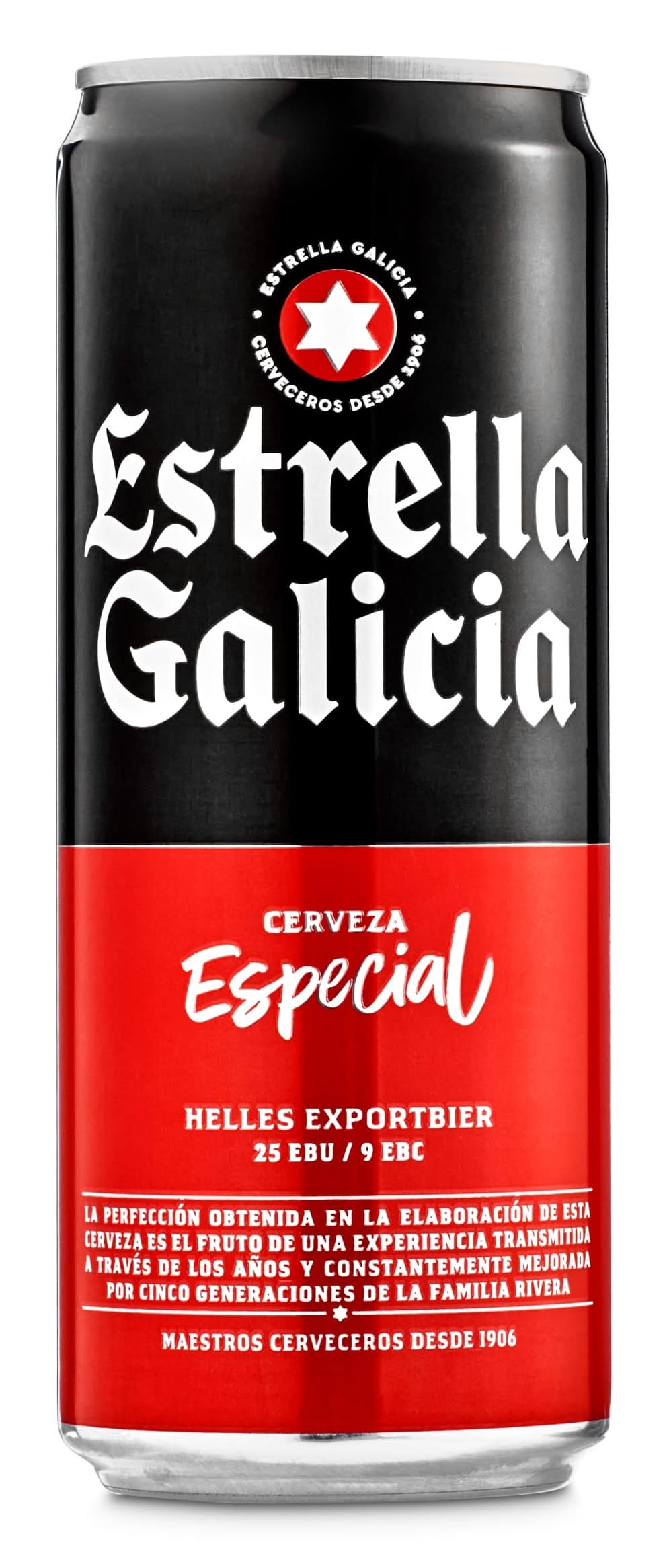 Cerveza Especial Estrella Galicia Lata 33 Cl