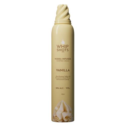 Whip Shots Shots Vodka Infused Vanilla Ped Cream (200 ml)