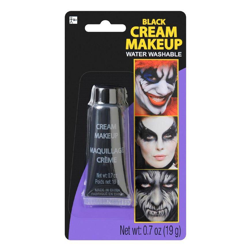 Party City Cream Makeup, Black (7 oz)