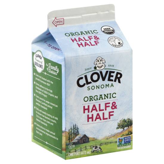 Clover Sonoma Organic Half & Half