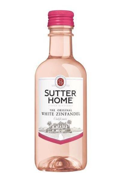 Sutter Home White Zinfandel (187ml plastic bottle)