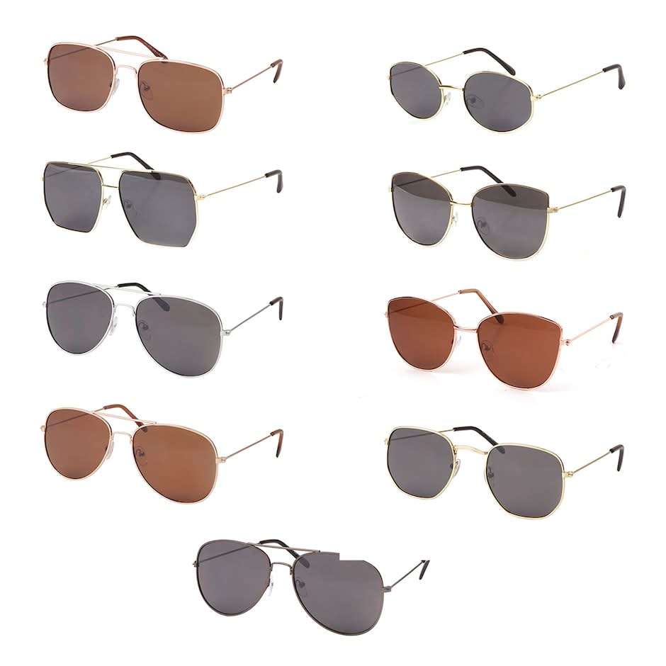Aviator Sunglasses with Wire Frames