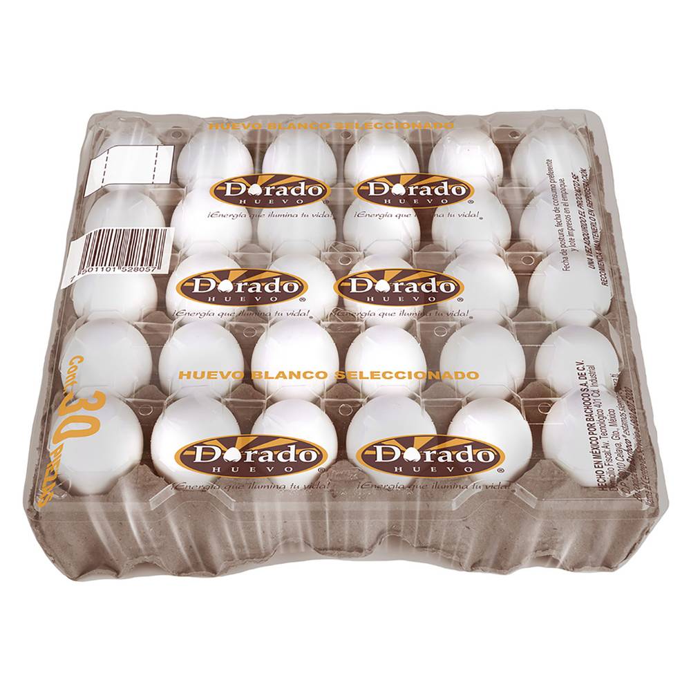 Dorado · Huevos blancos (30 un)