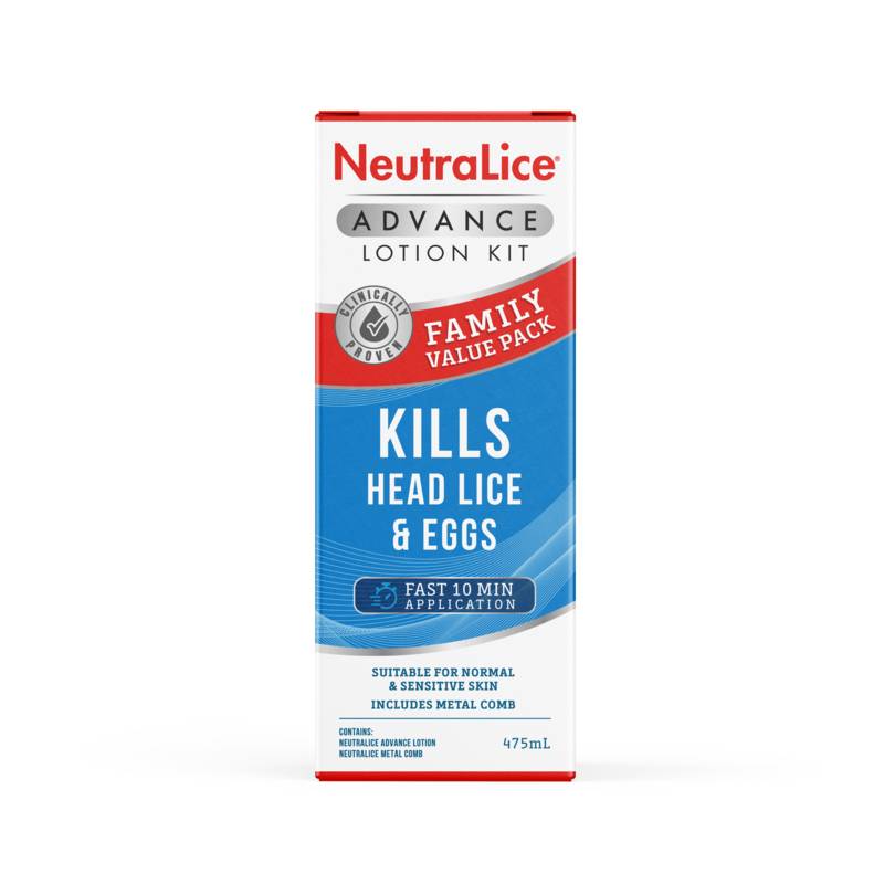 Neutralice Advance Nit and Lice Kit Family Value Pack 475ml