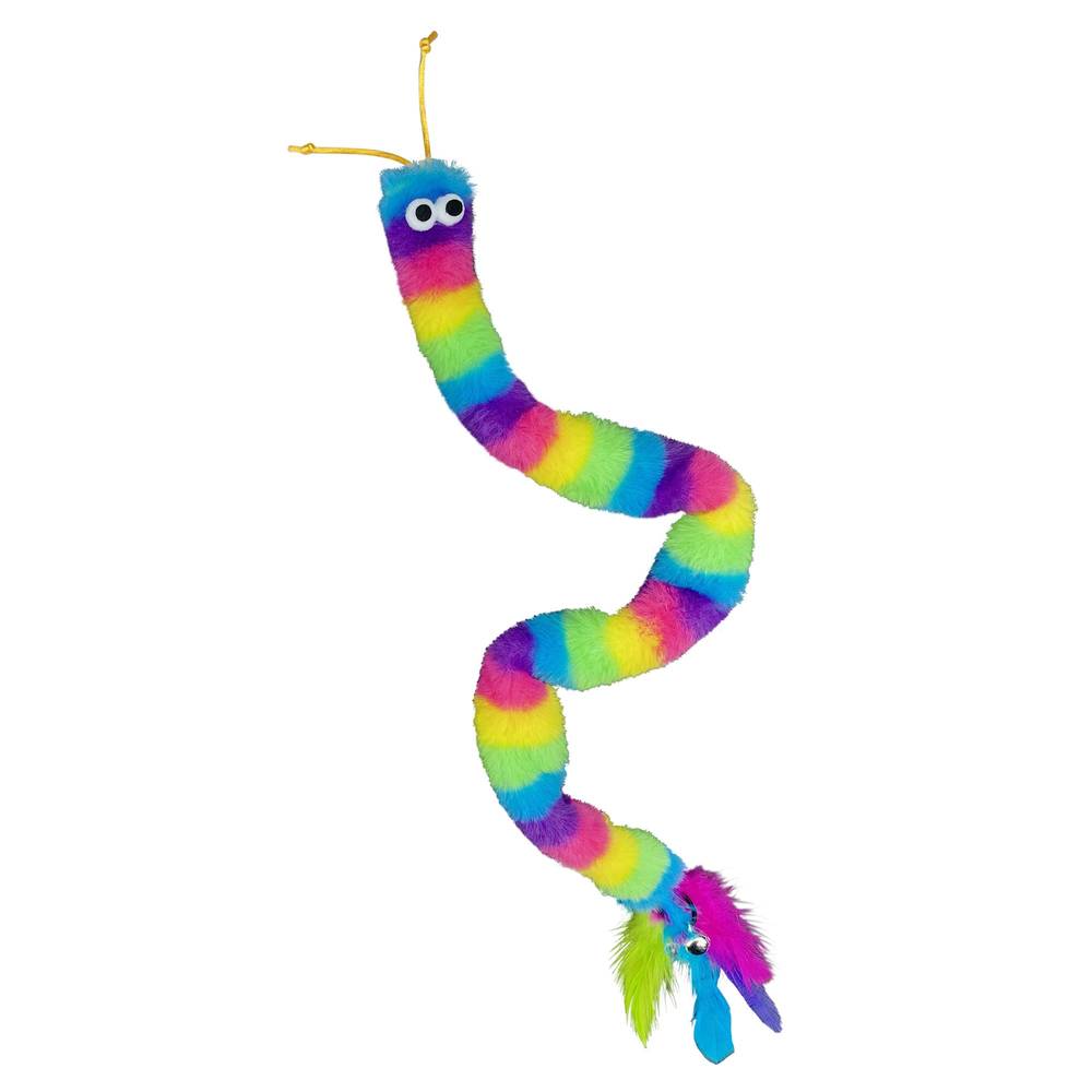 Multipet Rainbow Caterpillar Catnip Cat Toy