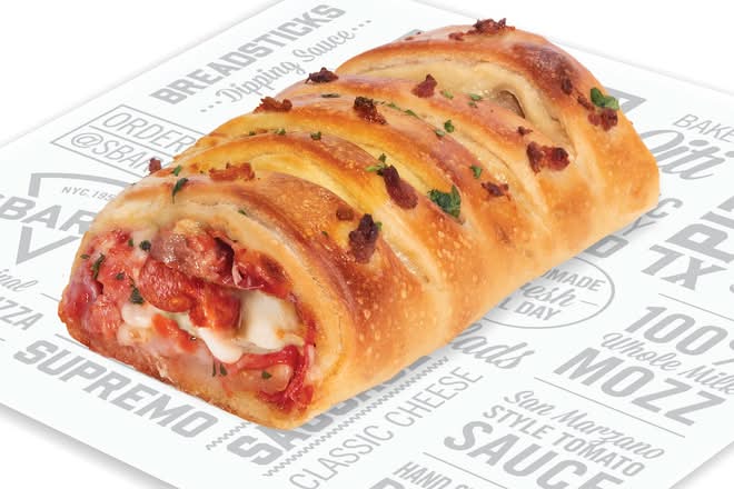 Individual Pepperoni, Sausage and Bacon Stromboli | Postmates