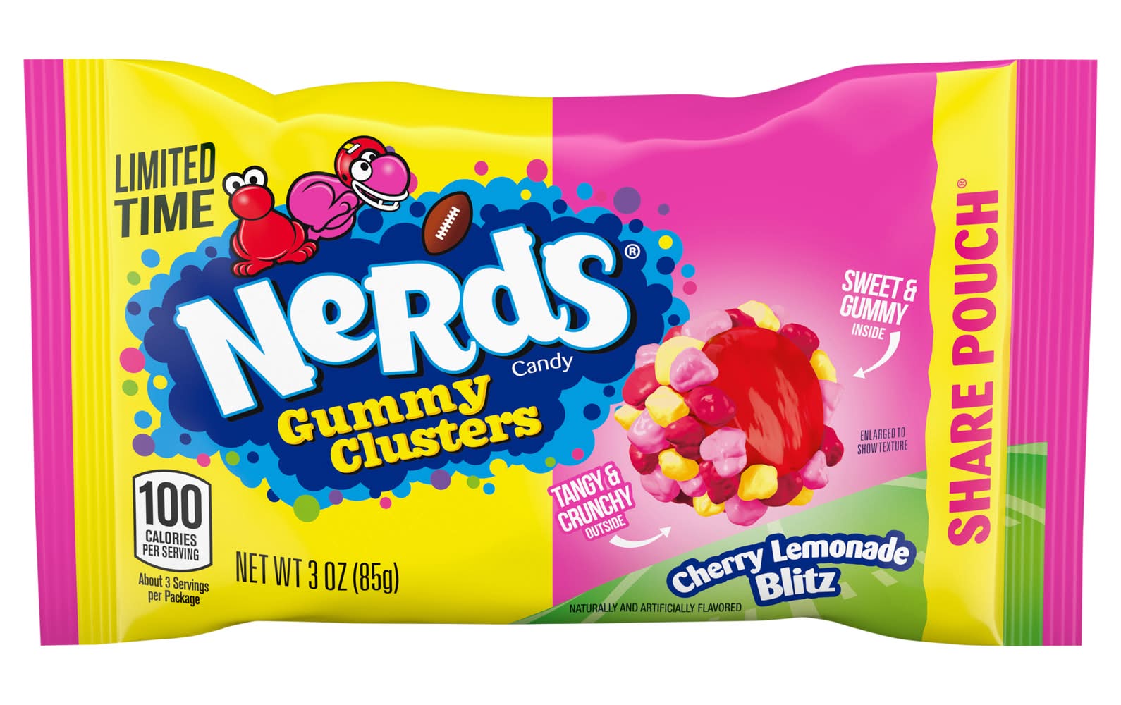 Nerds Gummy Clusters Candy, Cherry Lemonade Blitz (3 oz)