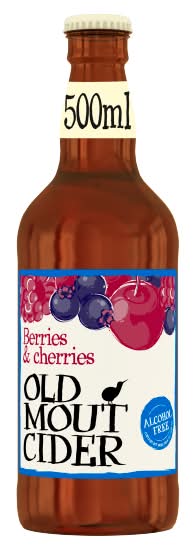 Old Mout Cider Berries-Cherries, Flavoured Cider (500ml)