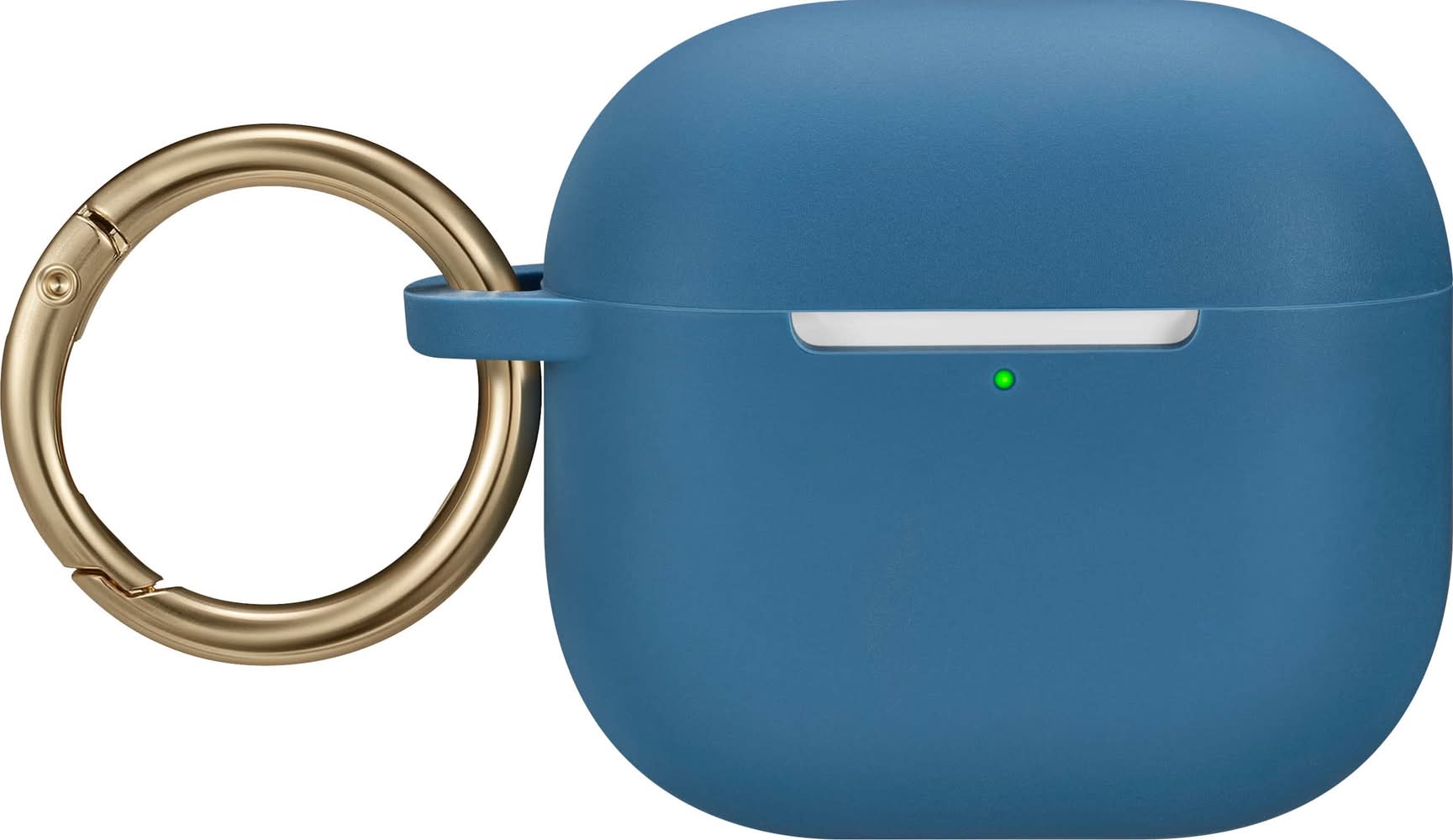 Best Buy essentials™ - Case for Apple AirPods 4 and AirPods 4 with Active Noise Cancellation (ANC) - Blue