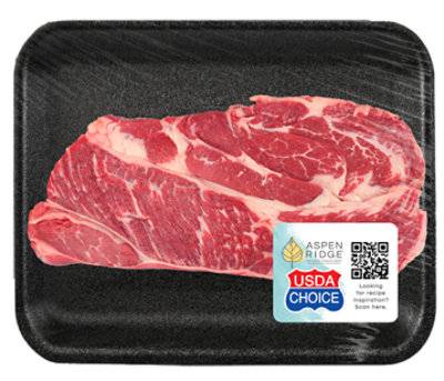 Aspen Ridge Choice Beef Chuck Steak Boneless - 1 Lb