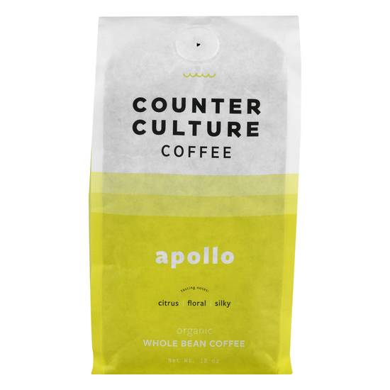 Counter Culture Organic Apollo Whole Bean Coffee (12 oz)