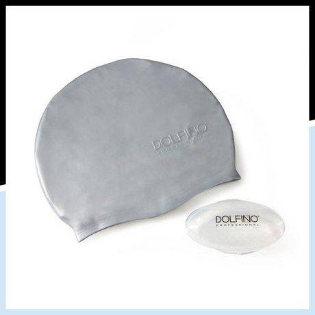 Bonnet De Bain En Silicone Dolfino Pro - Argent