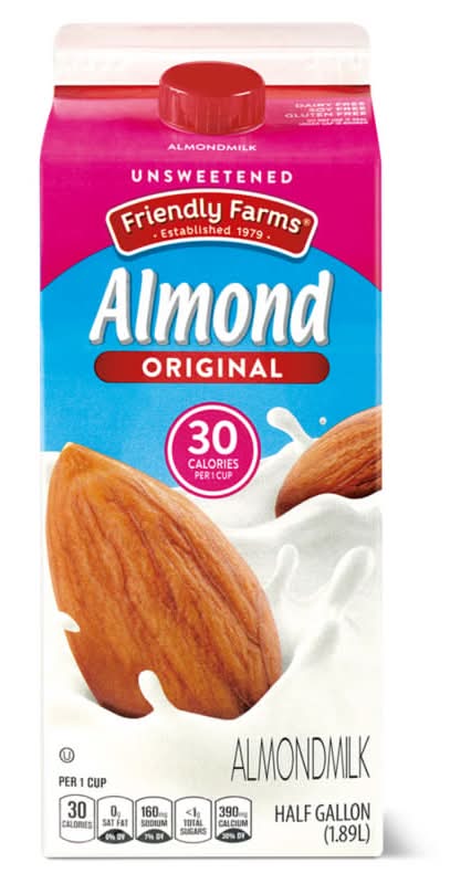 Friendly Farms Original Unsweetened Almondmilk