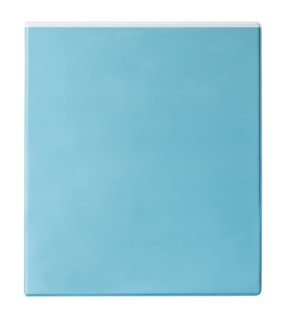 3-Ring Binder With Pockets 1-Inch Blue