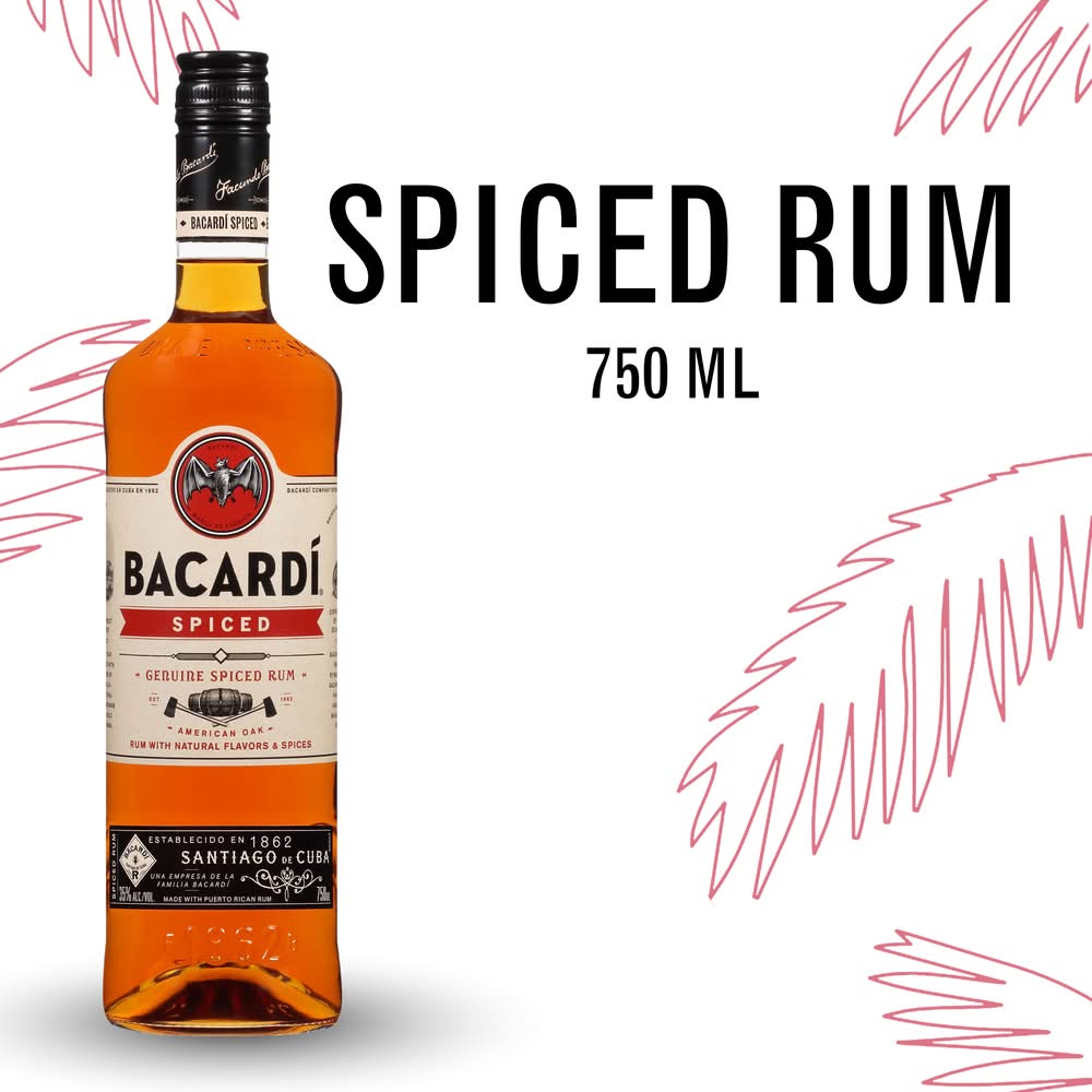 Bacardí Genuine Spiced Rum (750 ml)