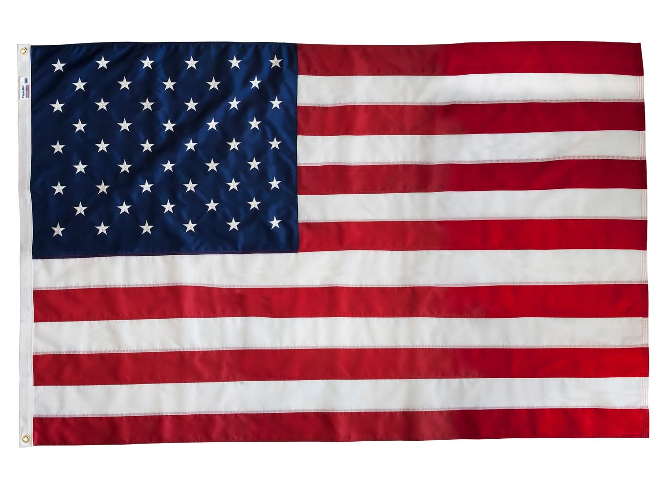 Valley Forge Flag 6.17-ft W x 4.08-ft H American Embroidered Flag | US4PN-L