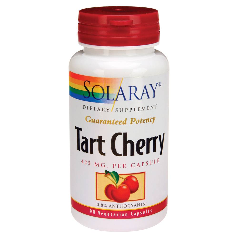 Solaray Extract 425 mg Dietary Supplement Capsules, Tart Cherry (90 ct)